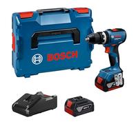 Bosch Professional 18V System Trapano-avvitatore a batteria GSB 18V-65 (motore brushless, lunghezza della testa 175, incl. 2 batterie GBA 18V 5.0Ah, caricabatteria GAL 18V-40, L-BOXX)