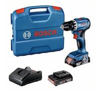 Bosch Professional 18V System Trapano-avvitatore a batteria GSR 18V-45 (velocità 1.900 giri/min, incl. 2 batterie da 2.0Ah, caricabatteria GAL 18V-20, L-Case)