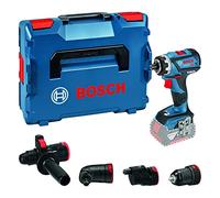 Bosch Professional 18V System Trapano-Avvitatore a Batteria Gsr 18V-60 Fc (Flexiclick System, Incl. 4 Adattatori, Batterie e Caricabatteria Non Incl., in L-Boxx)