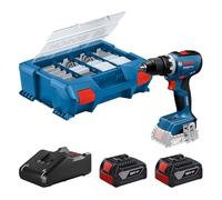 Bosch Professional 18V System Trapano-avvitatore a batteria GSR 18V-65 (motore brushless, lunghezza della testa 166, incl. 2x GBA 4.0Ah, 82AC, L-Case)