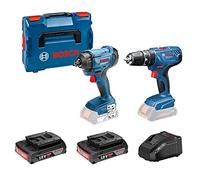 BOSCH Kit GSB 18V-21 + GDR 18V-160 (2 x 2,0 Ah + AL1820CV + L-Boxx 136)