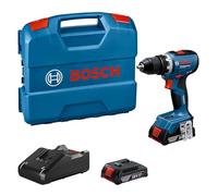 Bosch Professional 18V System Trapano-avvitatore a batteria GSR 18V-65 (motore brushless, incl. 2x 18V GBA 18V 2.0Ah, caricabatteria GAL 18V-20, L-Case)