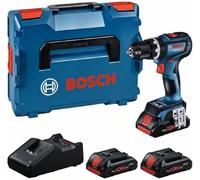 Bosch Professional 18V System Trapano con percussione a batteria GSB 18V-90 C (2.100 giri/min, motore brushless, incl. 3 batterie ProCORE 4.0Ah, caricabatteria GAL 18V-40, in L-BOXX)