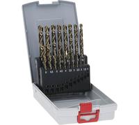 Bosch Professional 19 pz. Set di punte per metallo HSS-Cobalt ProBox (per acciaio inossidabile, Ø 1-10 mm, accessori trapano avvitatore e trapano a colonna)