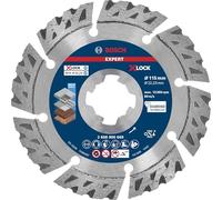 Bosch Professional 1x Dischi diamantati Expert MultiMaterial X-LOCK (per Calcestruzzo, Ø 115 mm, accessorio Smerigliatrice angolare piccola)