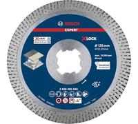 Bosch Dischi per troncatura diamantati X-LOCK HardCeramic EXPERT 125 x 22,23 x 1,4 x 10 mm per smerigliatrici angolari con X-LOCK e con ghiera di serraggio Quantità:1