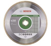 Bosch Professional 1x Disco Diamantato Standard for Ceramic, per Pietra, Piastrelle, Ceramica, Ø 250 x 30+25,40 x 1,6 x 7 mm, Accessori per Tagliapiastrelle