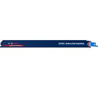 Bosch Professional 1x Lame per Seghe Universali S 1255 HHM Expert `Medium-Thick Tough Metal` per Acciaio Resistente, Lamiere di Acciaio Inossidabile, Lunghezza 300 mm, Accessorio Sega Universale
