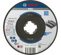 Bosch Professional 1x Mola da sbavo Standard for Metal X-LOCK (per metallo, Ø 125 x 2.5 x 22,23 mm, centro depresso, accessori per smerigliatrice angolare)