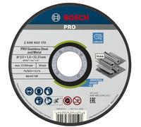 Bosch Professional 1x Mola da Taglio Diritta Standard for Inox (per Acciaio Inox, Ø 115 x 1.6 mm, Accessori Smeriglatrici Angolari)