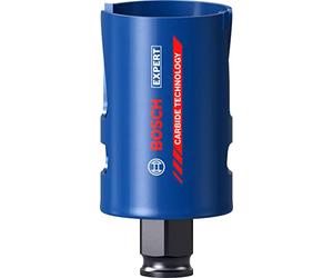 Bosch Professional 1x Seghe a Tazza Expert Construction Material per Legno Tenero, Ø 41 mm, Accessorio Trapano a Percussione