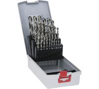 Bosch Professional 25 pz. Set di punte per metallo HSS-G ProBox (per acciaio, Ø 1-13 mm, accessori trapano avvitatore e trapano a colonna)