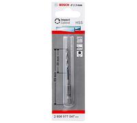 Bosch Professional 2608577047 Punta HSS Impact Control per Metallo, Accessorio per Foratrice a Percussione, 2.5 x 30 x 69 mm