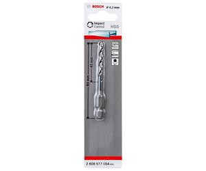 Bosch Professional 2608577054 Punta HSS Impact Control per Metallo, Accessorio per Foratrice a Percussione, 4.2 x 43 x 83 mm