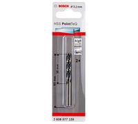 Bosch Professional 2608577159 Set da 2 pezzi di Punte per Metallo, Ø 3.2 mm