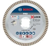 Bosch Disco per troncatura diamantato X-LOCK Best for Ceramic Extra Clean Turbo 125 x 1,4 x 7 mm Quantità:1