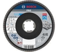 Bosch Disco lamellare X571 Best for Metal, angolato, 125mm, K 40, fibra Quantità:10