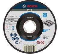 Bosch Professional 2608619257 Mola da Taglio a Centro Depresso, per Metallo, X-Lock, Ø125 mm, Diametro Ø: 22.23 mm, Spessore: 2.5 mm