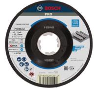 Bosch Professional 2608619258 Mola da Sbavo a Centro Depresso, per Metallo, X-Lock, Ø115 mm, Diametro Ø: 22.23 mm, Spessore: 6 mm