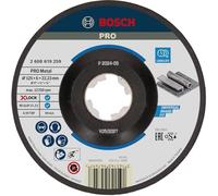 Bosch Professional 2608619259 Mola da Sbavo a Centro Depresso, per Metallo, X-Lock, Ø125 mm, Diametro Ø: 22.23 mm, Spessore: 6 mm