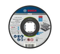 Bosch Professional 2608619261 Mola da Taglio Dritta Standard, per Inox, X-Lock, Ø115 mm, Diametro Ø: 22.23 mm, Spessore: 1 mm