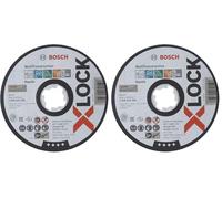 Bosch Professional 2608619269 Mola da Taglio Dritta, per Multimateriale, X-Lock, Ø125 mm, Diametro Ø: 22.23 mm, Spessore: 1 mm (Confezione da 2)