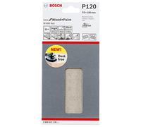 Bosch Professional 2608621236 Foglio Abrasivo M480 Best for Wood and Paint, Legno e Tinta, Dimensioni Grana P120, Accessorio per Levigatrice Orbitale, 10 Pezzi x 93 x 186 mm