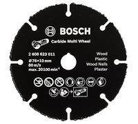 Bosch Professional 2608623011 - Mola da Taglio Carbide Multi Wheel, Multi Material, Accessorio per Smerigliatrice Angolare, Diametro 76 mm