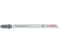 Bosch Professional 3 x Lame per seghetto alternativo T 101 AIF Clean for Hard Wood (per Legno duro, straight cut, accessorio Seghetto alternativo)
