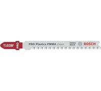Bosch Professional 3x Lame per seghetto alternativo Expert T 102 BF Clean for PVC (per Fogli acrilici PMMA, accessorio Seghetto alternativo)