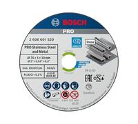 Bosch Professional 5 Dischi Expert Per Acciaio Inossidabile, Accessorio Per Smerigliatrice Angolare, Blu, 5 X 76 X 10 X 1 Mm