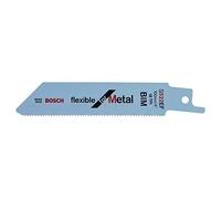 Bosch Professional 5 pezzi Lama per sega universale S 522 EF Flexible for Metal (per metallo, 100 x 19 x 0.9 mm, accessorio per sega universale)