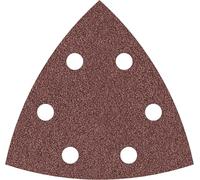 Bosch Professional 5 Pz. Foglio abrasivo F460 Best for Wood and Paint, Grana G40, 93 x 93 mm, Accessori levigatrici a delta, Marrone