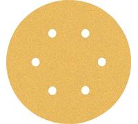 Bosch Professional 50x Carte Abrasive Expert C470 con 6 Fori per Legno Duro, Vernice su Legno, Ø 150 mm, Grana 80, Accessorio Levigatrice Rotoorbitale