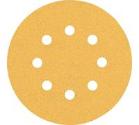 Bosch Professional 50x Carte Abrasive Expert C470 con 8 Fori per Legno Duro, Ver