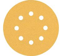 Bosch Carta abrasiva EXPERT C470 a 8 fori per levigatrice rotorbitale, 125mm G 100 5pz. Quantità:50
