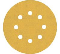 Bosch Carta abrasiva EXPERT C470 a 8 fori per levigatrice rotorbitale, 125mm G 320 5pz. Quantità:50