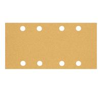 Bosch Professional 50x Carte abrasive Expert C470 con 8 fori (per Legno duro, Vernice su legno, 93x186 mm, Grana 60, accessorio Levigatrice orbitale)