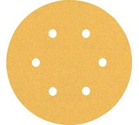 Bosch Professional 5x Carte Abrasive Expert C470 con 6 Fori per Legno Duro, Vernice su Legno, Ø 150 mm, Grana 100, Accessorio Levigatrice Rotoorbitale