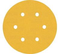Bosch Professional 5x Carte Abrasive Expert C470 con 6 Fori per Legno Duro, Vernice su Legno, Ø 150 mm, Grana 240, Accessorio Levigatrice Rotoorbitale