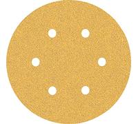 Bosch Professional 5x Carte Abrasive Expert C470 con 6 Fori per Legno Duro, Vernice su Legno, Ø 150 mm, Grana 60, Accessorio Levigatrice Rotoorbitale