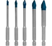 Bosch Set di punte HEX-9 HardCeramic EXPERT 4/5/6/8/10 mm 5 pz. per perforatrici rotative e trapani a percussione Quantità:1