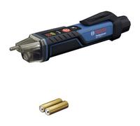 Bosch GVD 1000-17 - Misuratore di tensione senza contatto, IP67, doppia gamma 24-1000 V AC, torcia integrata, clip per cintura, testato CAT IV 1000 V