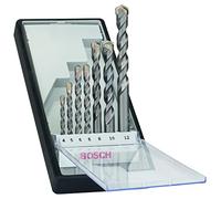 Bosch Professional 7 pezzi CYL-3 punte da calcestruzzo Set (per calcestruzzo, Robust Line, Ø 4-12 mm, accessorio perforatrice a percussione)