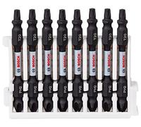 Bosch Professional 8 pz. di Bit di Avvitamento Doppi Set (Impact Control, 8 x PH2-T20 Bits, Lunghezza 65mm, Pick and Click, Accessorio Avvitatore a Impulsi)
