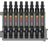Bosch Professional 8 pz. di Bit di Avvitamento Doppi Set Torx (Impact Control, 8 x T25-T25 Bits, Lunghezza 65mm, Pick and Click, Accessorio Avvitatore a Impulsi)