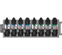 Bosch Professional 8 pz. di Bit di Avvitamento Phillips (Impact Control, PH und PZ Bits, Lunghezza 25mm, Pick and Click, Accessorio Avvitatore a Impulsi)