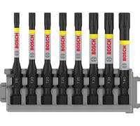 Bosch Professional 8 pz. di Bit di Avvitamento Torx (Impact Control, T Bits, Lunghezza 50mm, Pick and Click, Accessorio Avvitatore a Impulsi)