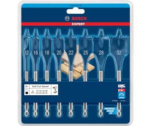 Bosch Professional 8x Set di mecchie a spada Expert SelfCut Speed (per Legno tenero, Truciolato, Ø 12-32 mm, accessorio Trapano a percussione)