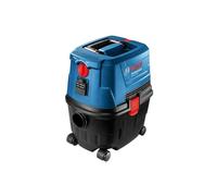 Bosch Professional Aspirapolvere a secco/umido GAS 15 PS (incluso bocchetta per interstizi, gomito, set di bocchette per pavimenti, tubo flessibile da 1x3 m, tubi (2 pezzi)